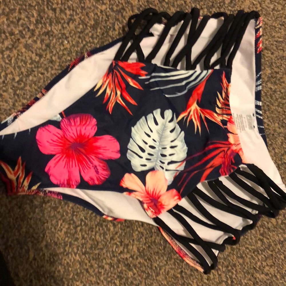 Pink Victoria secret bottom swim